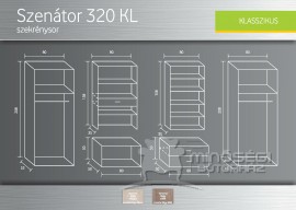 Szenátor 320 KL szekrénysor