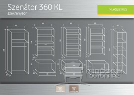 Szenátor 360 KL szekrénysor